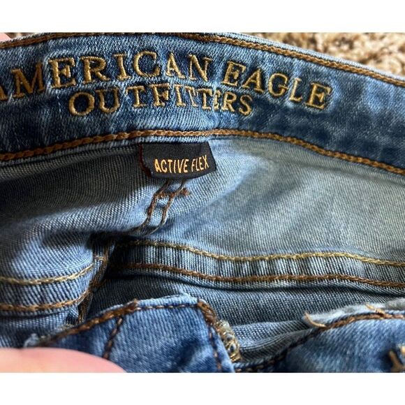 men's‎ American eagle active flex straight jeans size 33x30 - Picture 4 of 7